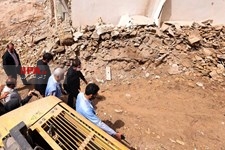   حضورمعاون اول رئیس جمهور در ساختمان مترو پل آبادان