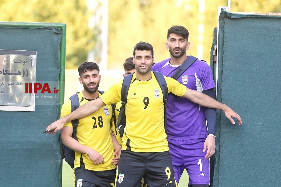   تمرین تیم ملی فوتبال ایران 