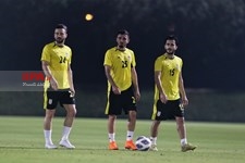   تمرین تیم ملی فوتبال در قطر