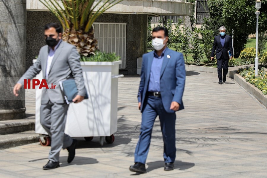   حضور اعضای هیأت دولت در جمع خبرنگاران