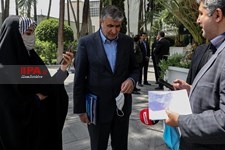   حضور اعضای هیأت دولت در جمع خبرنگاران