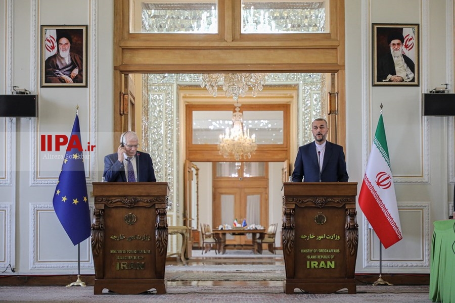   دیدار جوزف بورل با امیر عبداللهیان