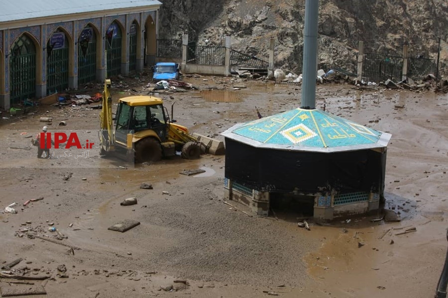   سیل در منطقه کن تهران