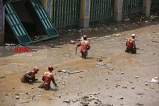   سیل در منطقه کن تهران