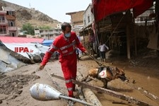   سیل در منطقه کن تهران