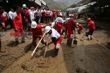   سیل در منطقه کن تهران