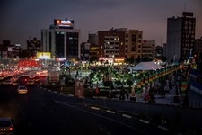   حال و هوای محرم در میدان هفت تیر