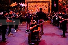   مراسم عزاداری ماه محرم در محله نارمک تهران