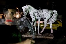   مراسم عزاداری ماه محرم در خیابانهای تهران