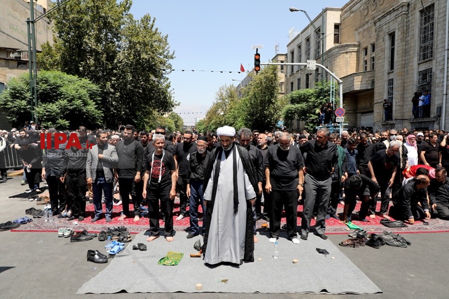  عزاداری و خیمه سوزان عاشورای حسینی - چهارراه گلوبندک