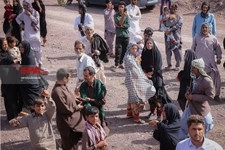   حضور آیت‌الله رئیسی در جمع مردم روستاهای «تنگ شاه عنبرآباد» و «کروچان جازموریان»