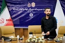   نشست  مهدی رمضانی دبیرکل نهاد کتابخانه های عمومی کشور