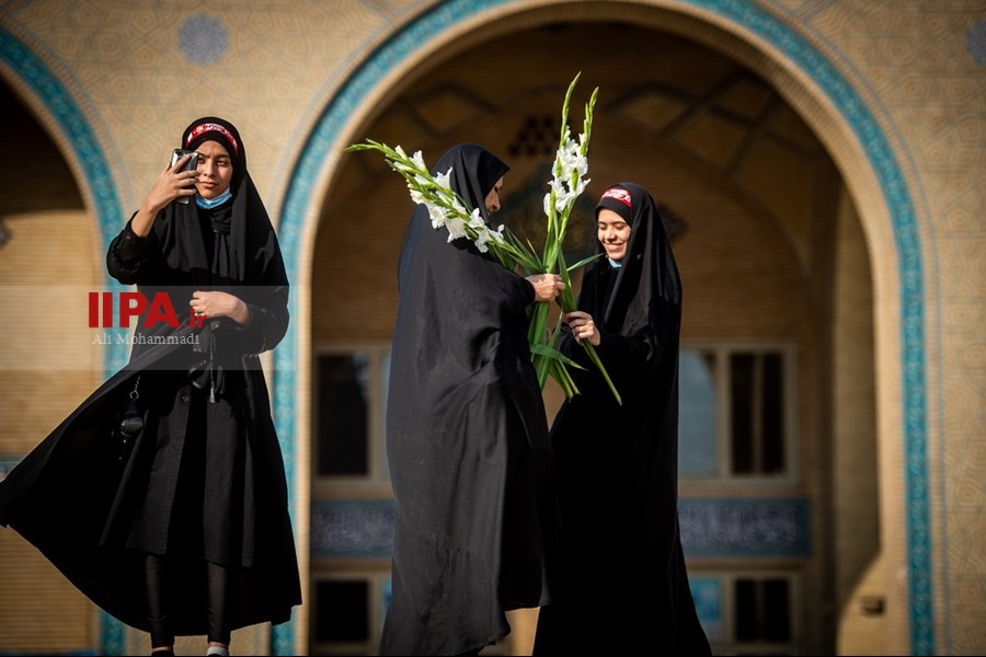  آیین بدرقه خادمان و زائران راهپیمایی اربعین