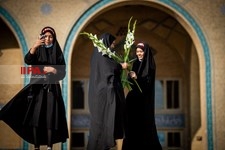   آیین بدرقه خادمان و زائران راهپیمایی اربعین