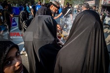   آیین بدرقه خادمان و زائران راهپیمایی اربعین