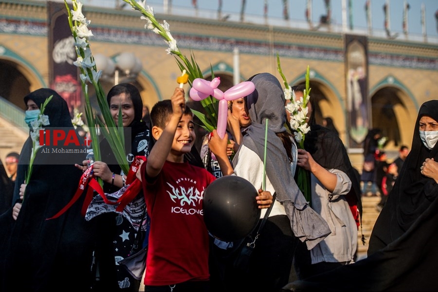   آیین بدرقه خادمان و زائران راهپیمایی اربعین