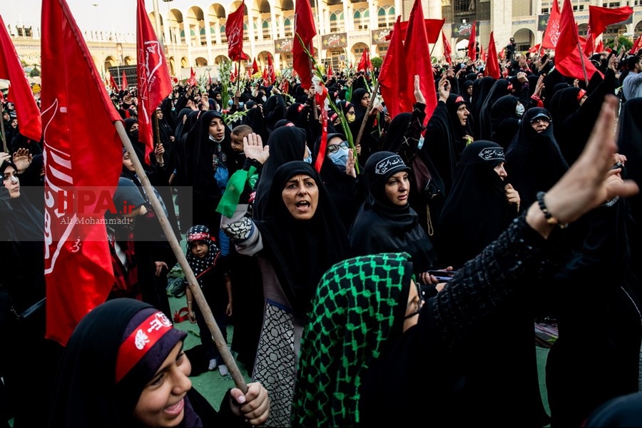  آیین بدرقه خادمان و زائران راهپیمایی اربعین