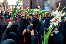   آیین بدرقه خادمان و زائران راهپیمایی اربعین