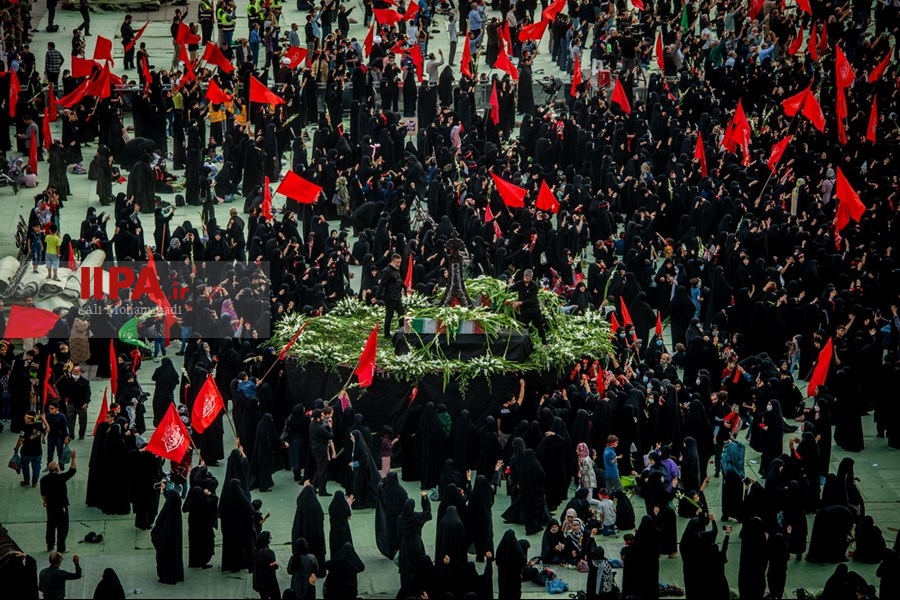   آیین بدرقه خادمان و زائران راهپیمایی اربعین