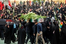   آیین بدرقه خادمان و زائران راهپیمایی اربعین