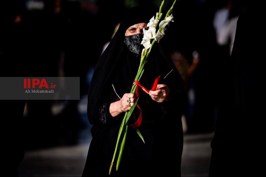   آیین بدرقه خادمان و زائران راهپیمایی اربعین