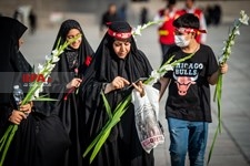   آیین بدرقه خادمان و زائران راهپیمایی اربعین