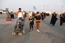   خروج زائران حسینی از مرز شلمچه