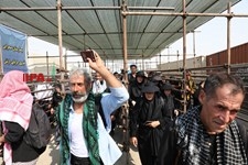   خروج زائران حسینی از مرز شلمچه
