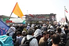   خروج زائران حسینی از مرز شلمچه