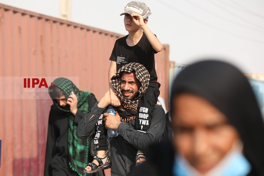   خروج زائران حسینی از مرز شلمچه