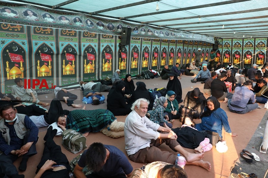   خروج زائران حسینی از مرز شلمچه