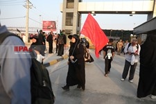   خروج زائران حسینی از مرز شلمچه