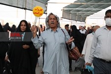   خروج زائران حسینی از مرز شلمچه