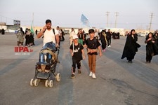   خروج زائران حسینی از مرز شلمچه
