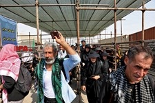   خروج زائران حسینی از مرز شلمچه