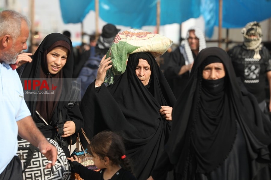   خروج زائران حسینی از مرز شلمچه