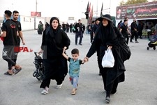   خروج زائران حسینی از مرز شلمچه