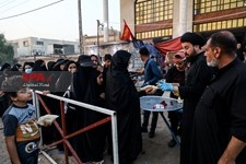   پیاده روی اربعین حسینی از نجف به سوی کربلا ۲