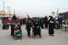   پیاده روی اربعین حسینی از نجف به سوی کربلا ۲