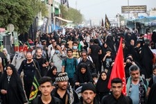   پیاده روی اربعین حسینی از نجف به سوی کربلا ۲
