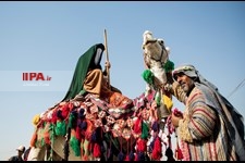   کاروان نمادین تعزیه در پیاده روی اربعین حسینی (ع)