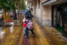   اولین باران پاییزی تهران