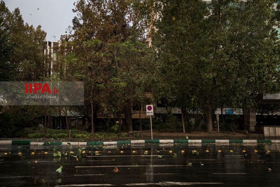   اولین باران پاییزی تهران