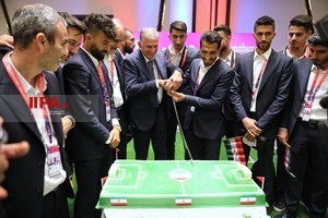 ورود تیم ملی فوتبال ایران به قطر