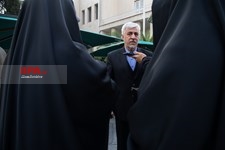   اعضای هیأت دولت در جمع خبرنگاران