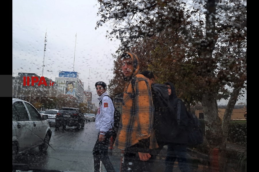   بارش باران در تهران 