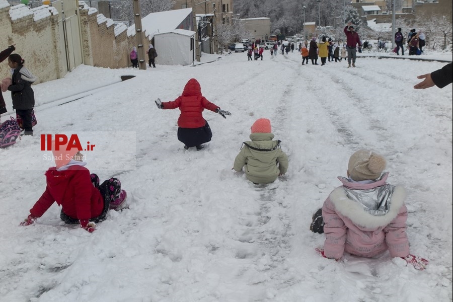   بارش اولین برف زمستانی در تهران