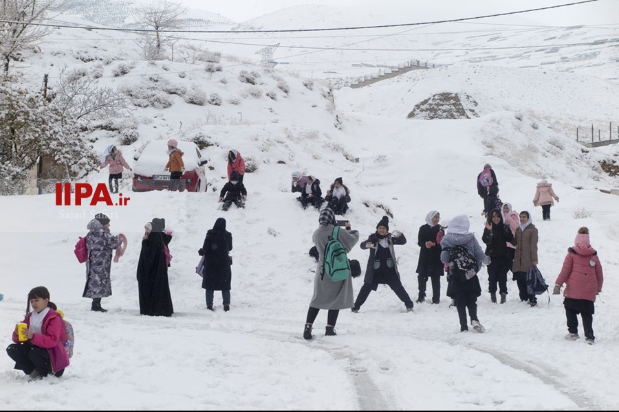   بارش اولین برف زمستانی در تهران