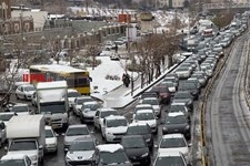   بارش اولین برف زمستانی در تهران