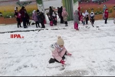   بارش اولین برف زمستانی در تهران